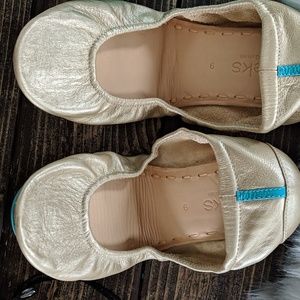Tieks metallic champagne limited edition NWT 9